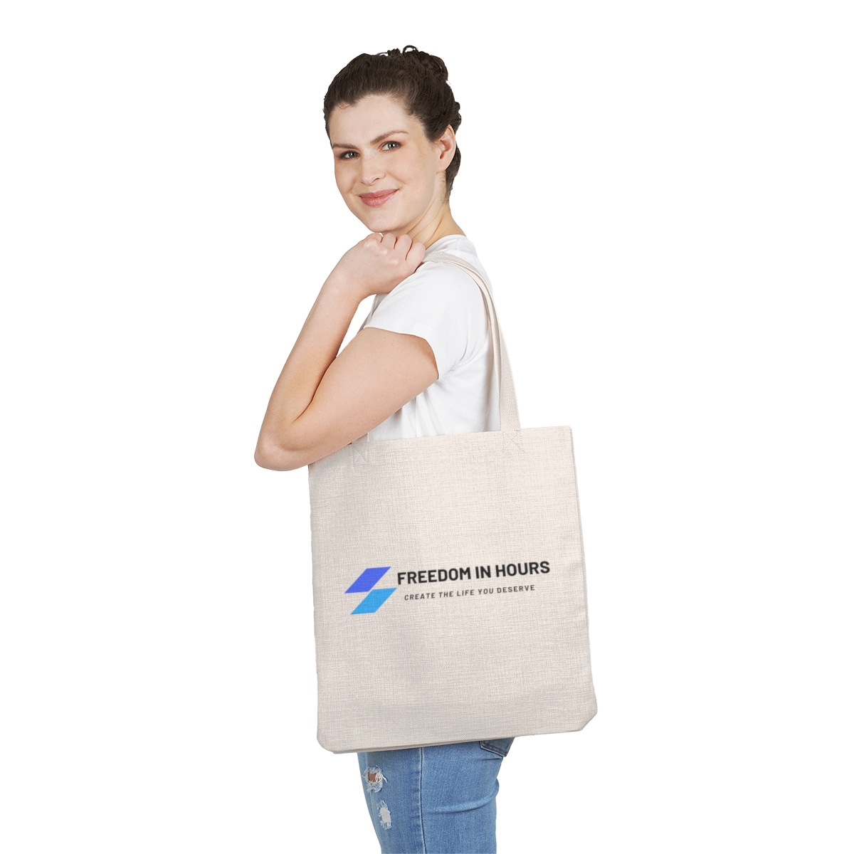 Personalized Large Tote Bag – Custom Artwork & Practical Design | Freedominhours